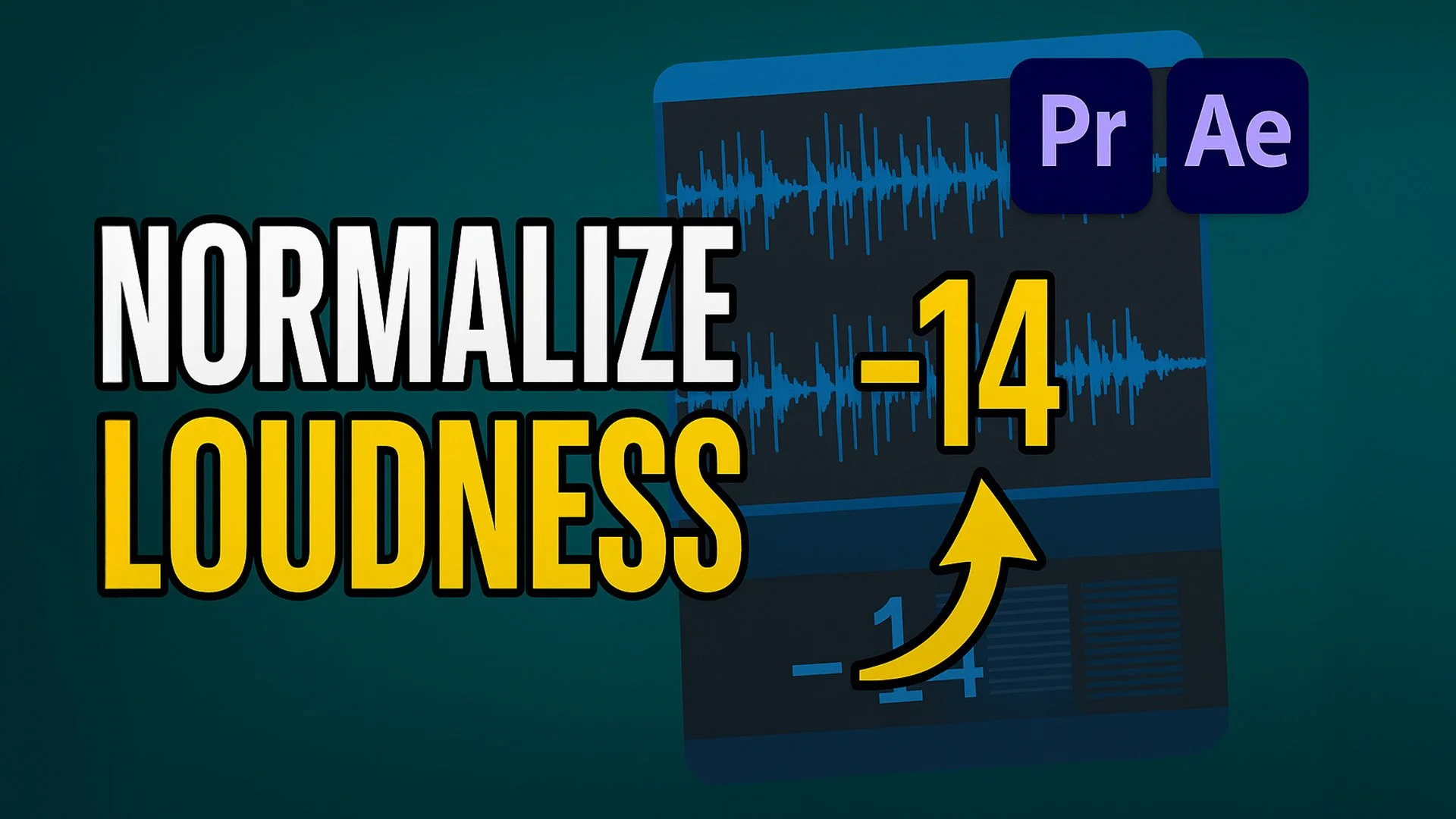 So normalisierst du die Lautstärke für YouTube & Podcasts in Premiere Pro