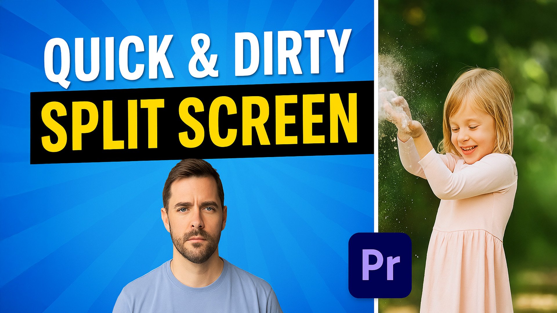 So erstellst du einen Split-Screen in Premiere Pro