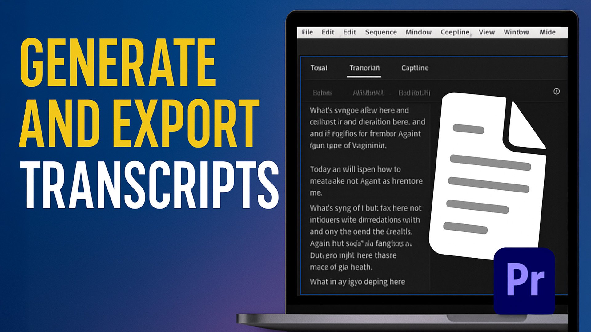 So transkribierst und exportierst du Text aus Premiere Pro