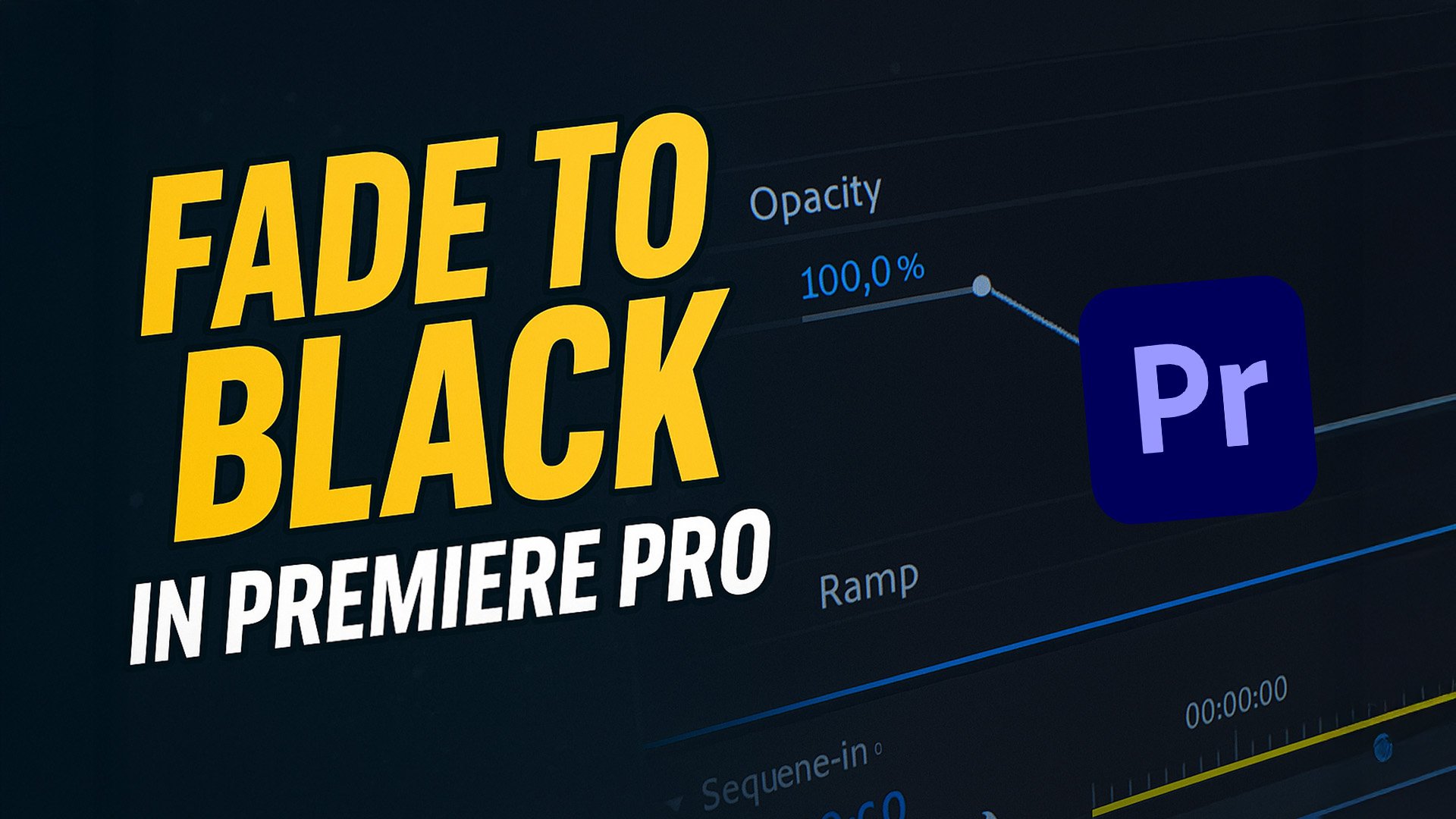 So blendest du in Premiere Pro zu Schwarz ab (der filmische Weg)