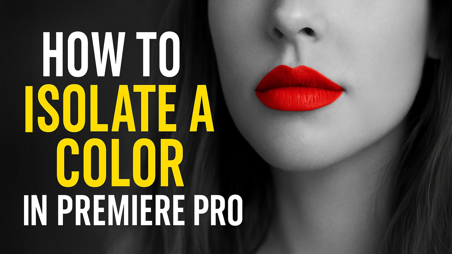 So isolierst du eine Farbe in Premiere Pro