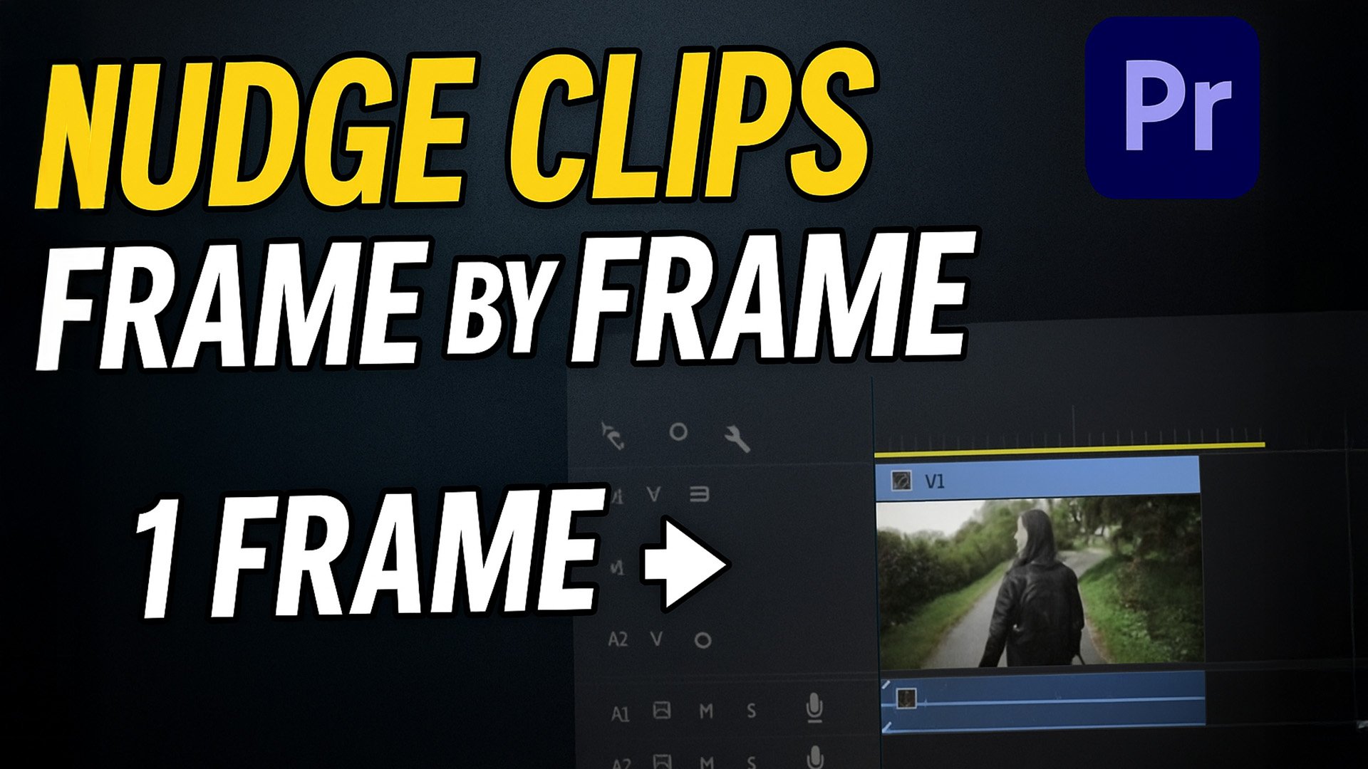 So verschiebst du Clips in Premiere Pro Bild für Bild