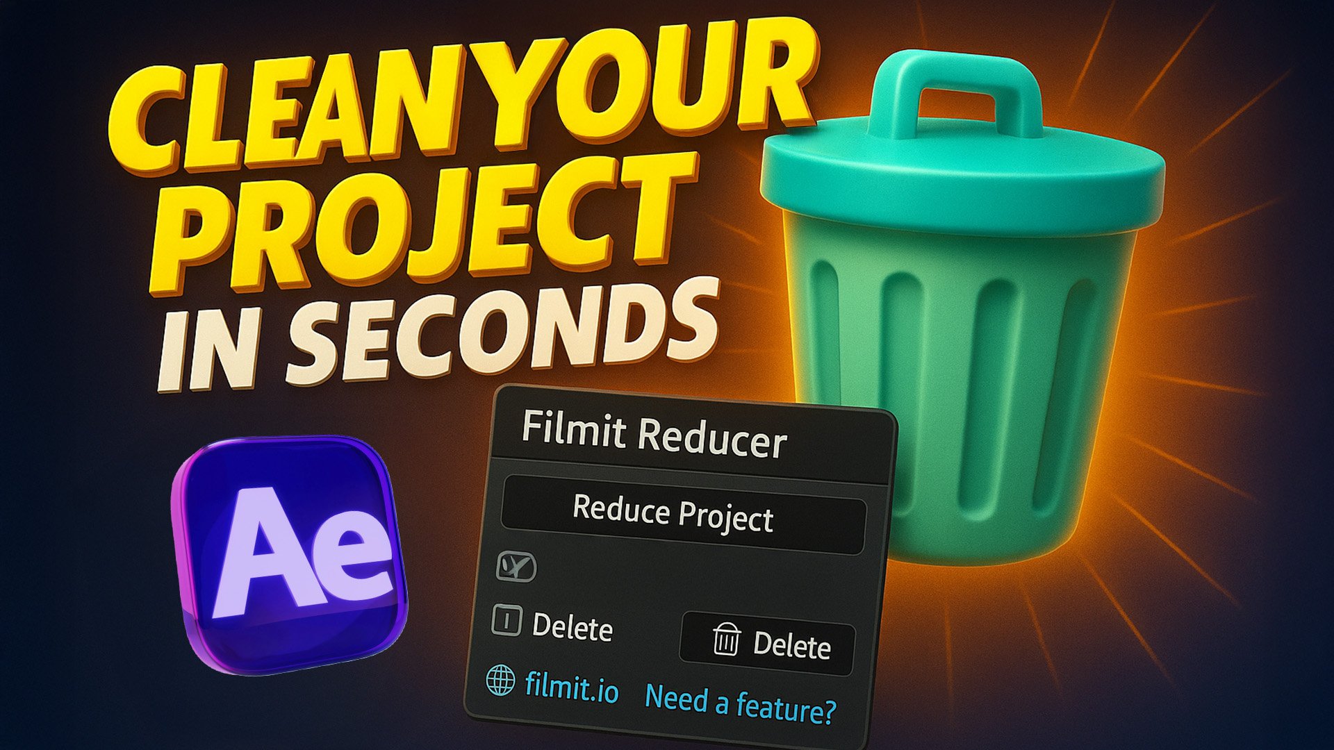 Dein After Effects Projekt verkleinern, ohne es zu beschädigen