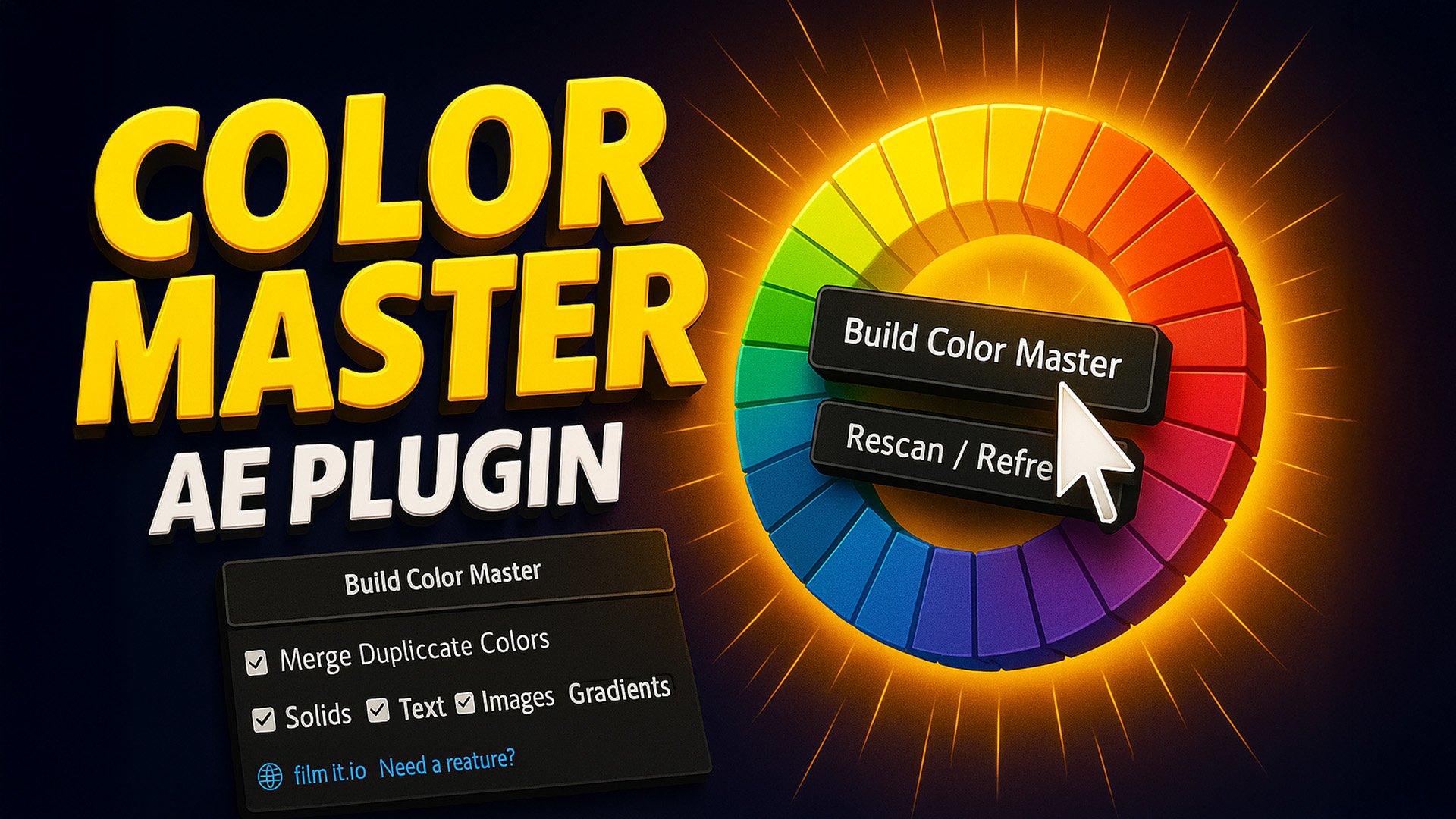 Projektfarben in After Effects mit Filmit ColorMaster meistern