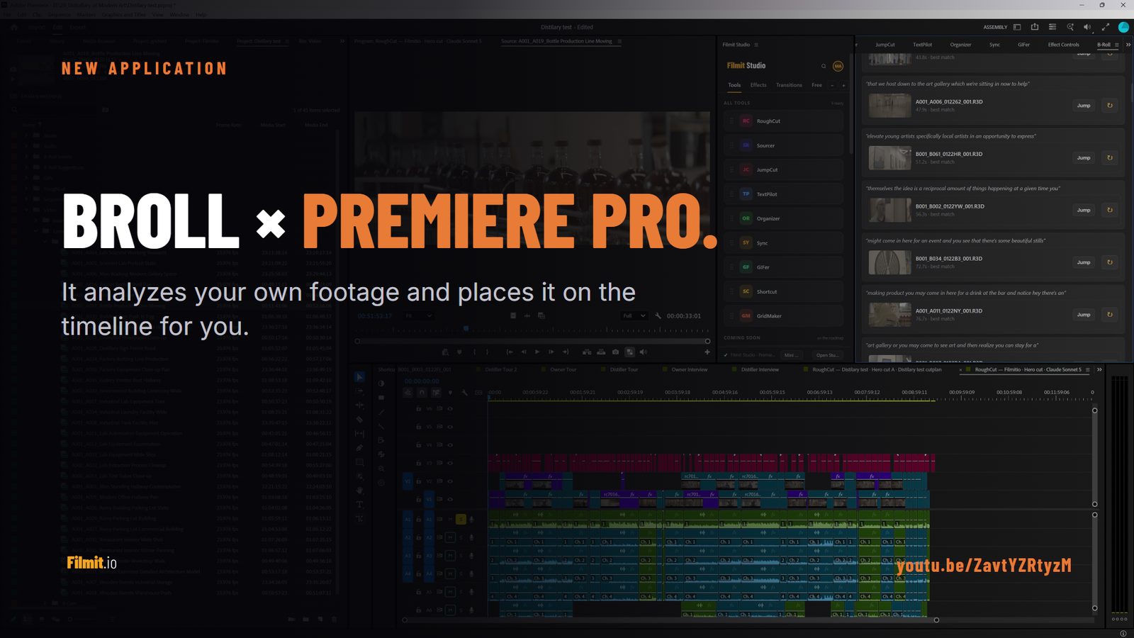 BRoll for Premiere Pro: Auto B-Roll from YOUR Footage
