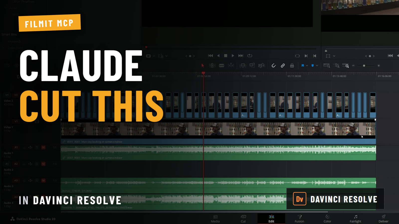 How to Use Claude in DaVinci Resolve (Connect It and Cut a Timeline)