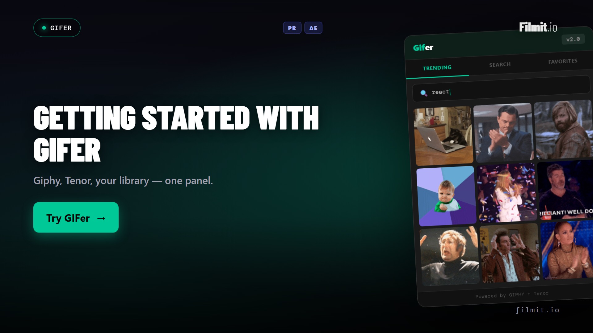 Getting Started with GIFer: Insert GIFs in After Effects & Premiere Pro