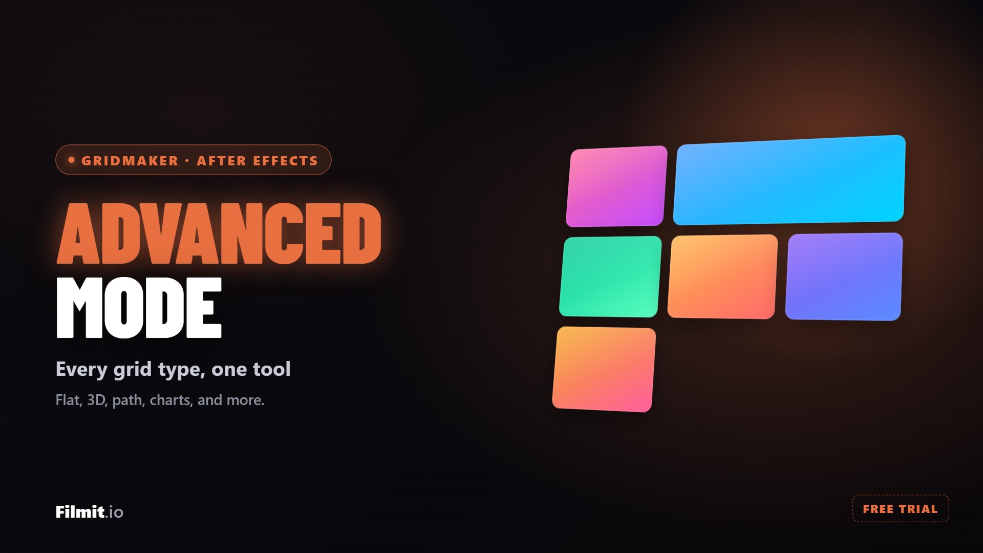 GridMaker Advanced Mode: Every Grid Type in After Effects