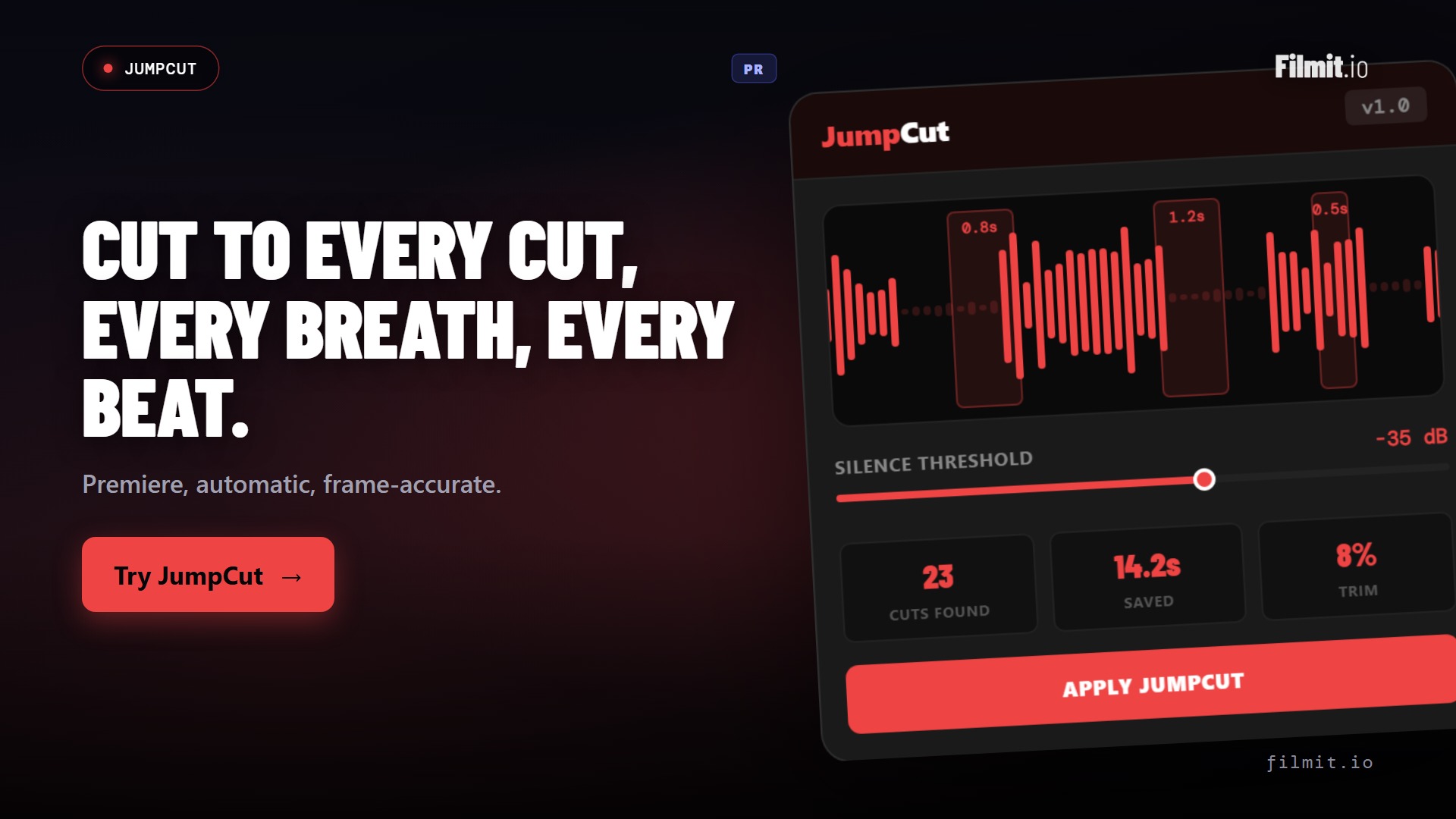JumpCut Demo: Stille in deiner Premiere Pro-Timeline automatisch entfernen