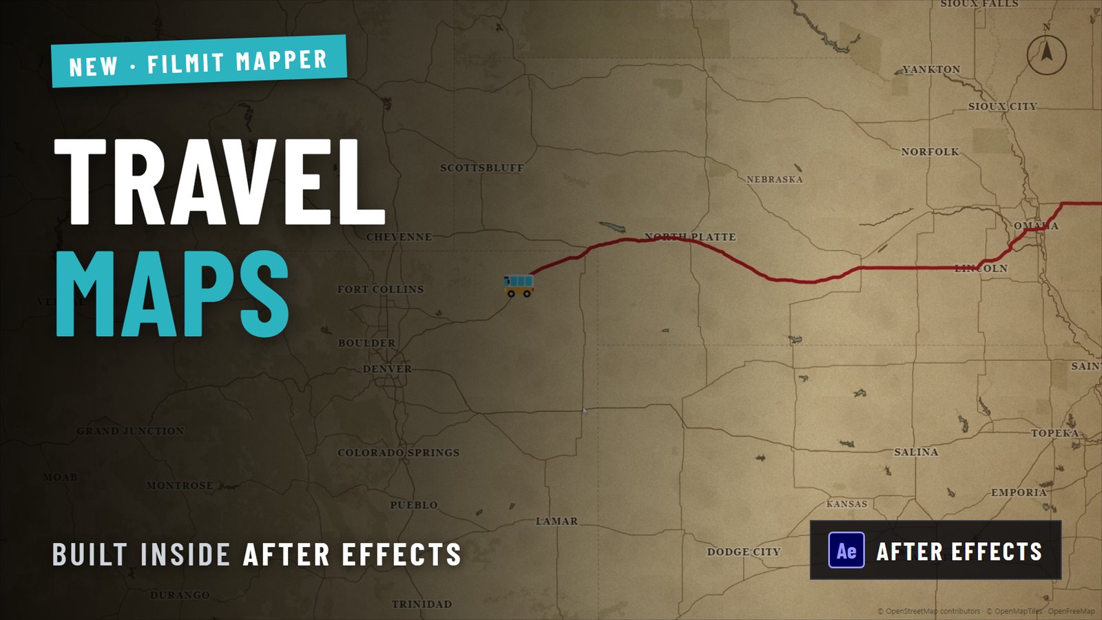 How to Make an Animated Travel Map in After Effects