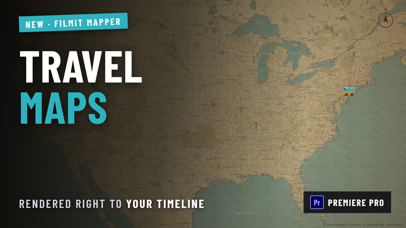 How to Make an Animated Travel Map in Premiere Pro
