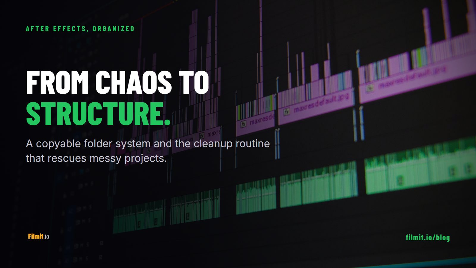 How to Organize an After Effects Project (2026)