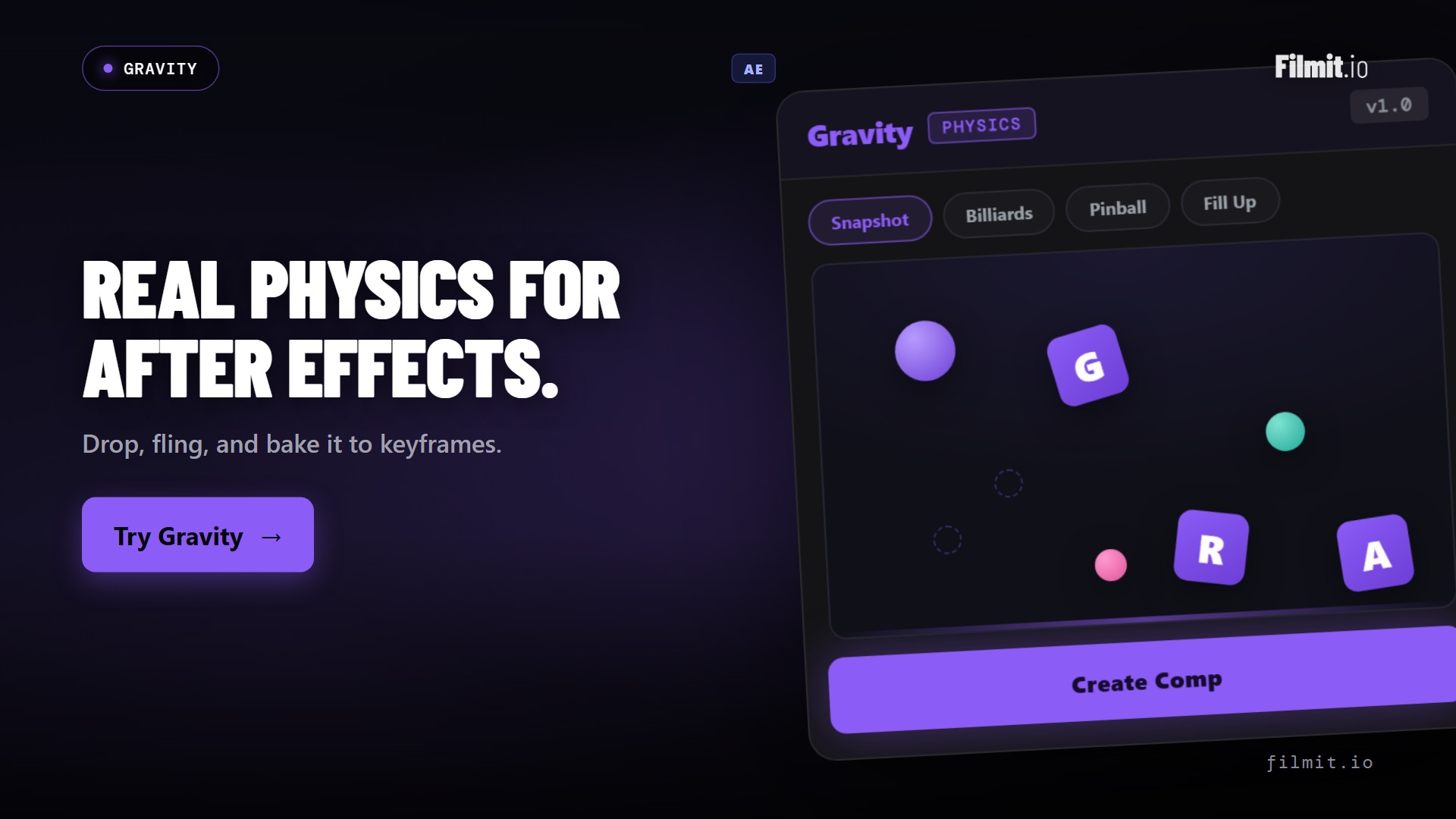 How to Add Real Physics to Your After Effects Layers (Gravity)