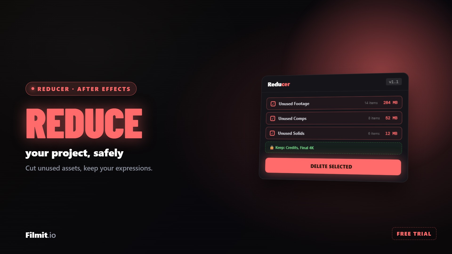 How to Safely Reduce an After Effects Project (Without Breaking Expressions)