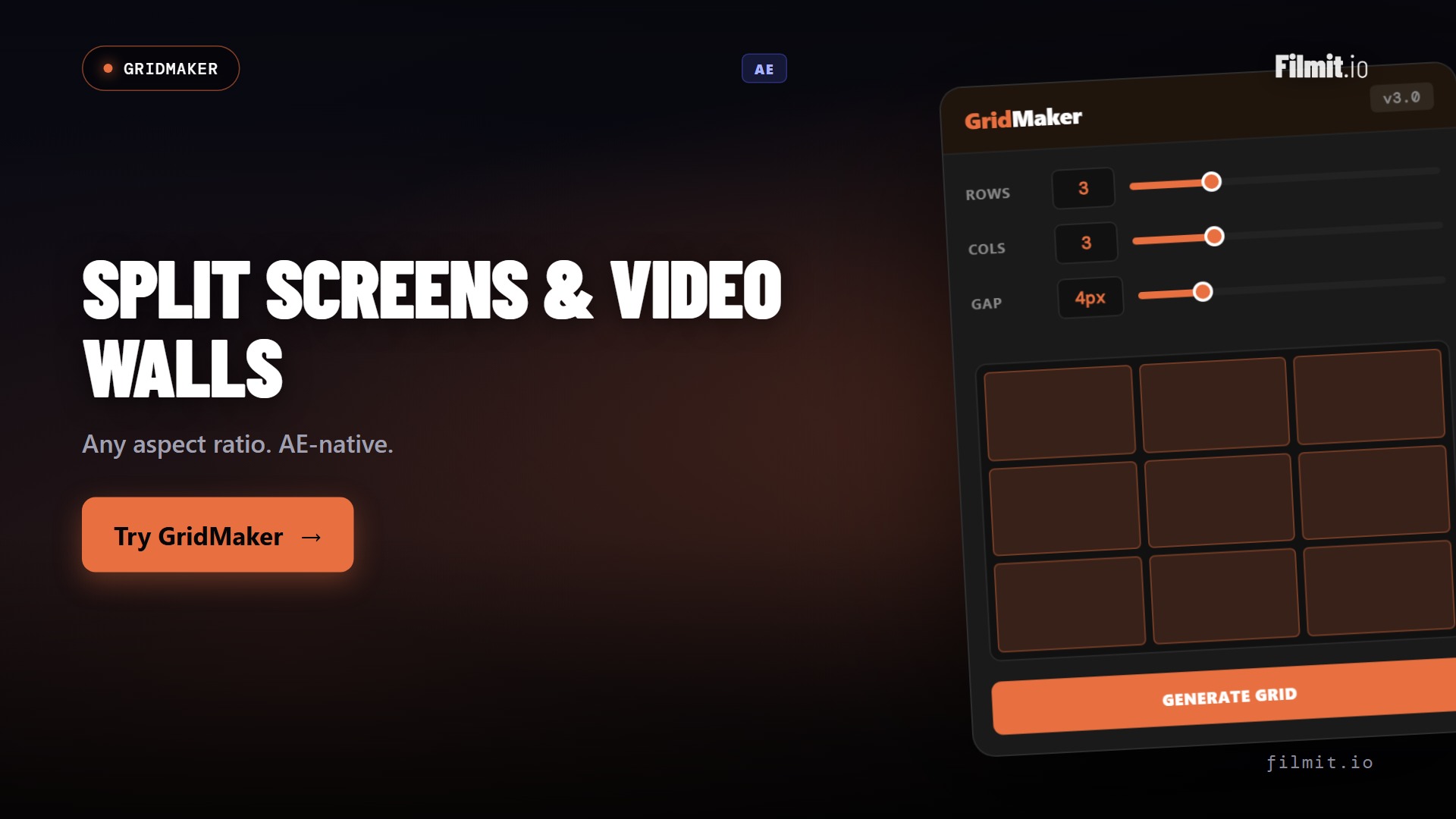 How to Make Split Screens & Video Walls in After Effects (GridMaker)