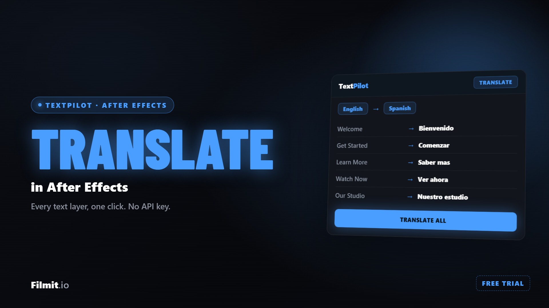 How to Translate an After Effects Project Automatically (TextPilot)